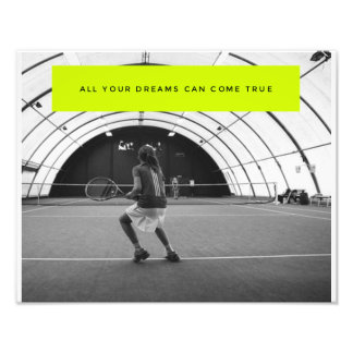 Tennis Motivational Poster - Inspiration