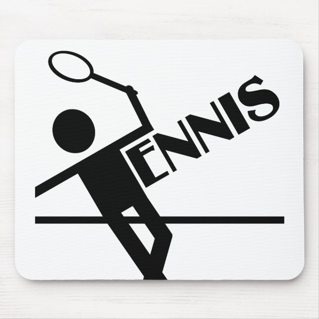Tennis mousepad, customise mouse mat (Front)