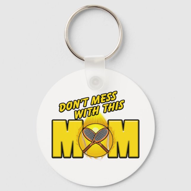 Tennis Mum Key Ring (Front)