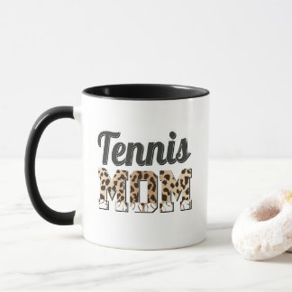Tennis Mum Leopard Mug