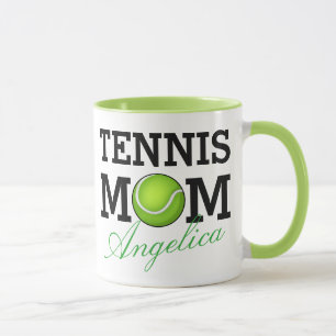 Tennis Mum Personalised Name Mug