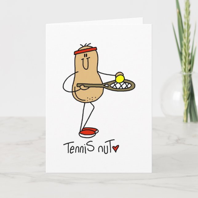 Tennis Nut Card (Front)