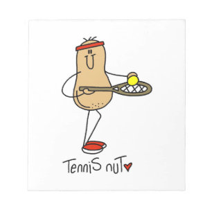 Tennis Nut T-shirts and GIfts Notepad