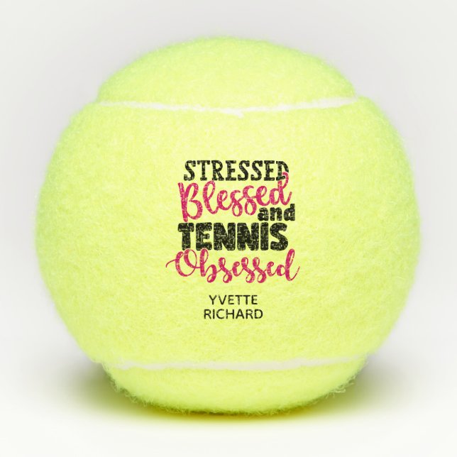 Tennis Obsessed Tennis Balls (Front)