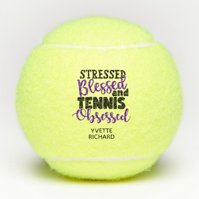 Tennis Obsessed Tennis Balls (Front)