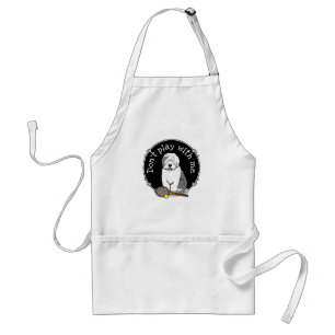 Tennis Old English Sheepdog (Gray 1) Dog Cute Standard Apron