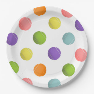 Tennis Paper Plates