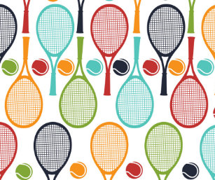 Tennis Team Party Supplies Zazzle Co Uk