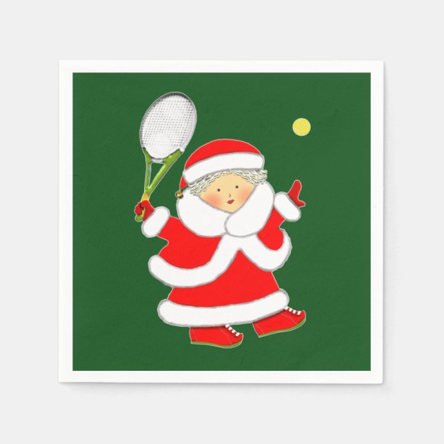 Tennis Party Napkin (Front)