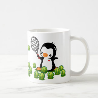 Tennis Penguin Coffee Mug