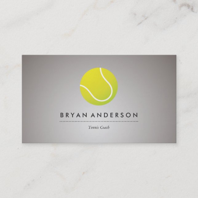 Tennis - Personal Business Card (Front)