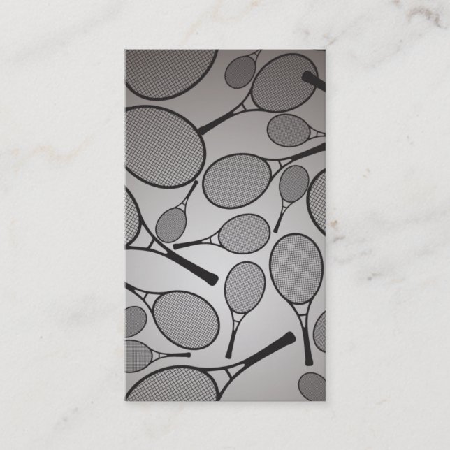 Tennis - Personal Business Card (Front)