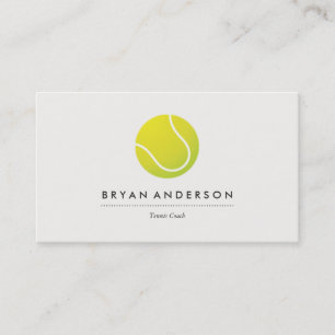 Tennis - Personal Business Card