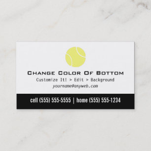Tennis - Personal Business Card