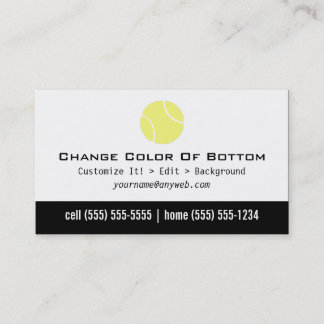 Tennis - Personal Business Card