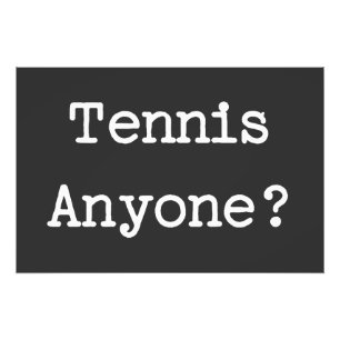 Tennis Photo Print