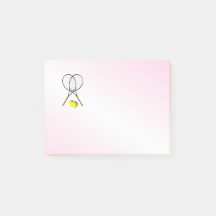 Tennis Pink Sports Post-it Notes
