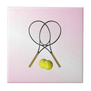 Tennis Pink Sports Tile