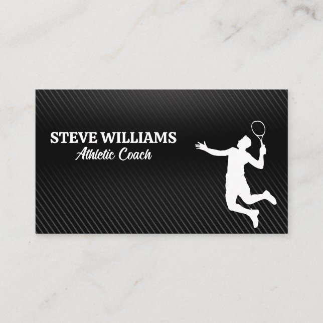 Tennis Player | Athlete Business Card (Front)