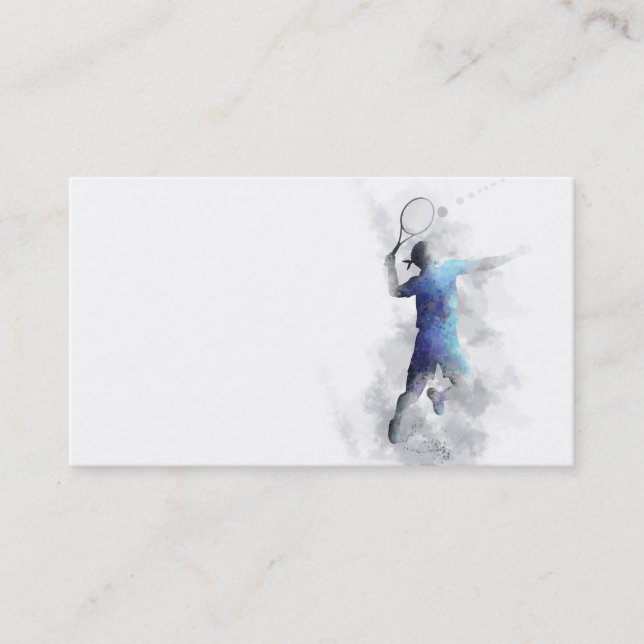 TENNIS PLAYER - Business cards (Front)