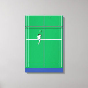 Tennis Player Canvas Print