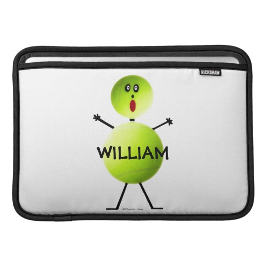 Tennis Player Cartoon Sleeve For MacBook Air
