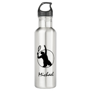 Tennis Player Coach Athlete Serving Personalised  710 Ml Water Bottle