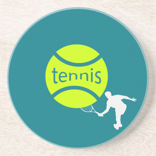 Tennis player coaster (Front)