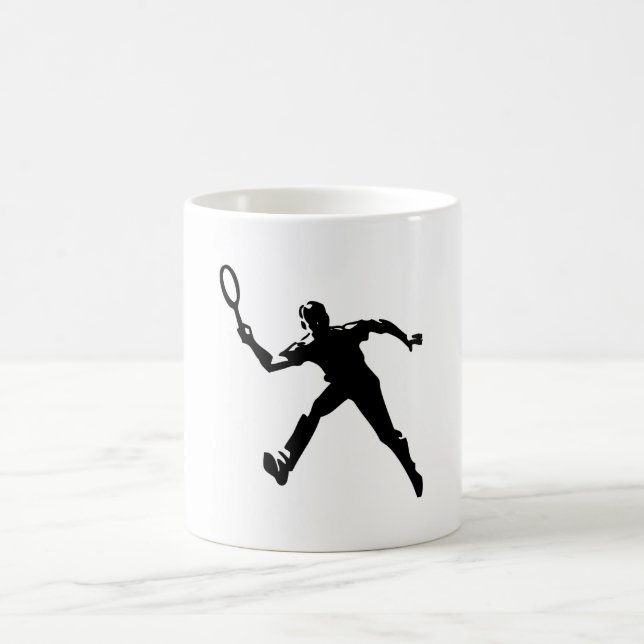 Tennis Player Coffee Mug (Center)