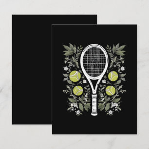Tennis Player Enclosure Card