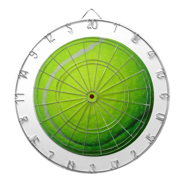 Tennis Player Fan Gift Ideas Dartboard (Front)