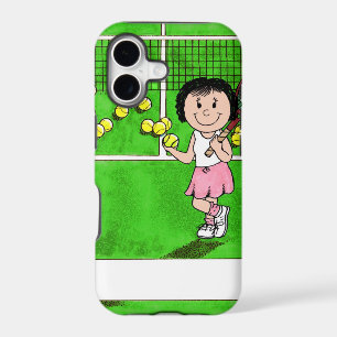 Tennis Player, Female - Personalised Cartoon Gift