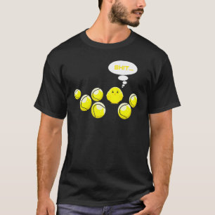 Tennis Player For Coach Tennis Fan Chicken Chick T-Shirt