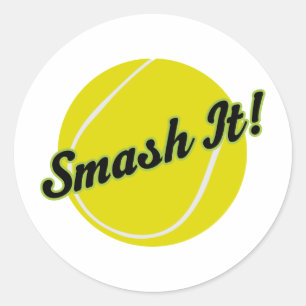 Tennis Player Gift Classic Round Sticker