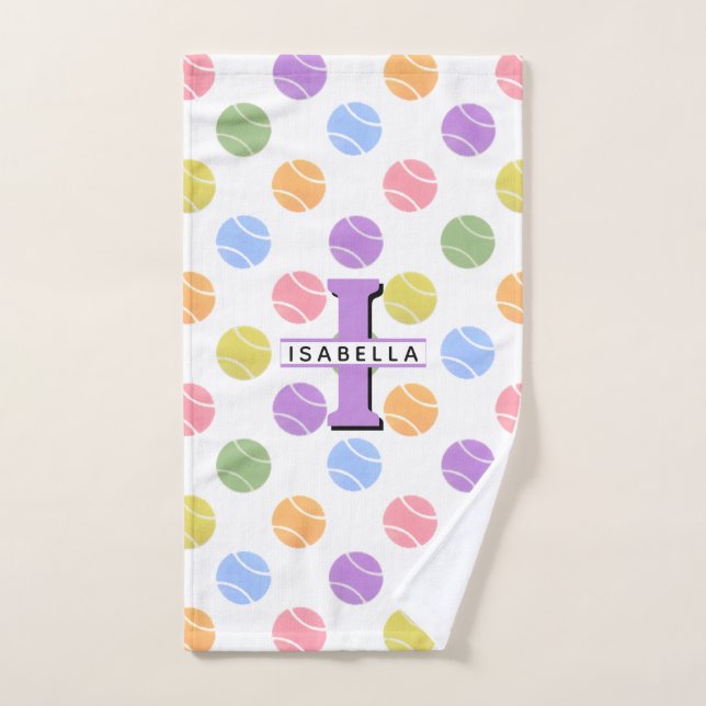 Tennis Player Hand Towel (Hand Towel)