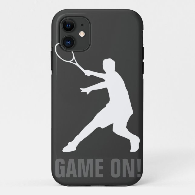 Tennis player iPhone case cover (Back)