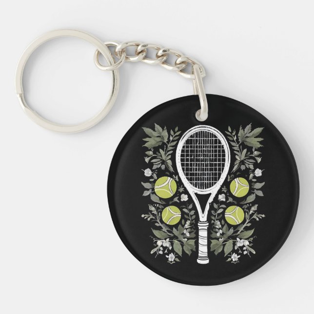 Tennis Player Key Ring (Front)