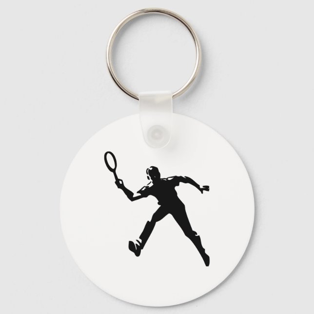 Tennis Player Key Ring (Front)