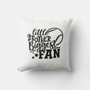 Tennis Player Little Brother Biggest Fan Tennis Cushion