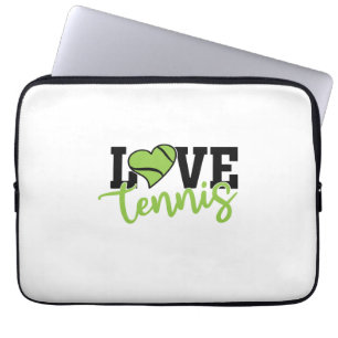 Tennis Player Love Tennis Laptop Sleeve