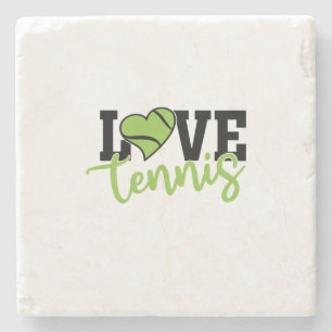 Tennis Player Love Tennis Stone Coaster