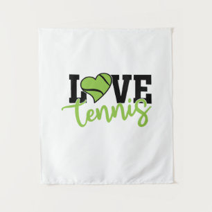 Tennis Player Love Tennis Tapestry