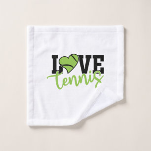 Tennis Player Love Tennis Wash Cloth