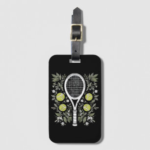 Tennis Player Luggage Tag