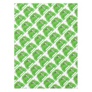 Tennis Player, Male - Personalised Cartoon Tablecloth