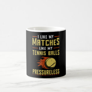 Tennis Player Match Racket Court Sports Funny Gift Coffee Mug