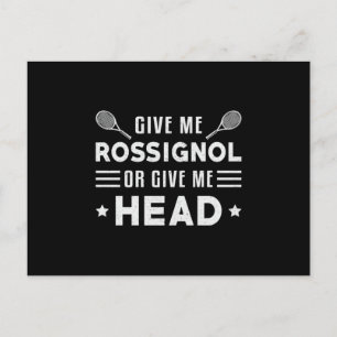 Tennis Player Match Sports Racket Court Funny Gift Postcard