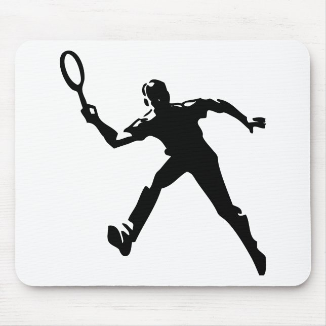 Tennis Player Mouse Mat (Front)