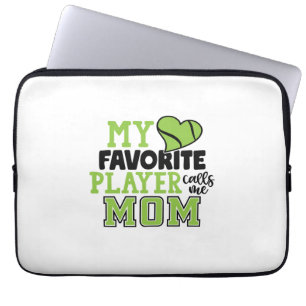 Tennis Player   My Favourite Player Calls Me Mum Laptop Sleeve