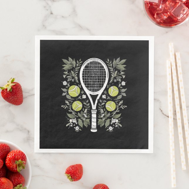 Tennis Player Napkin (Insitu)